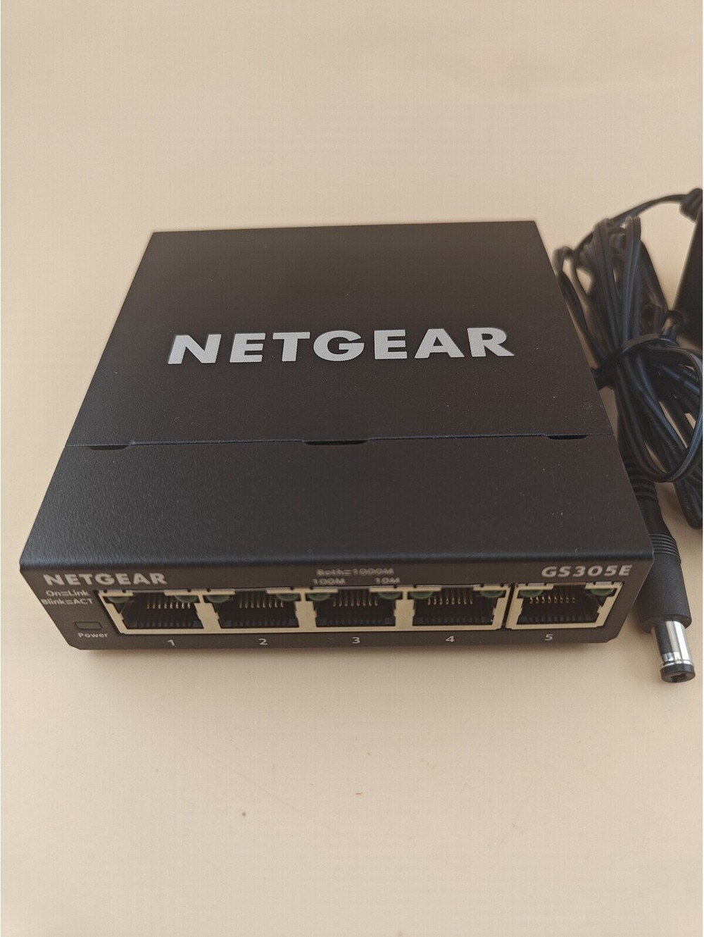 NETGEAR GS305v3 5-Port Gigabit Ethernet Unmanaged Switch w/ Power Adapter